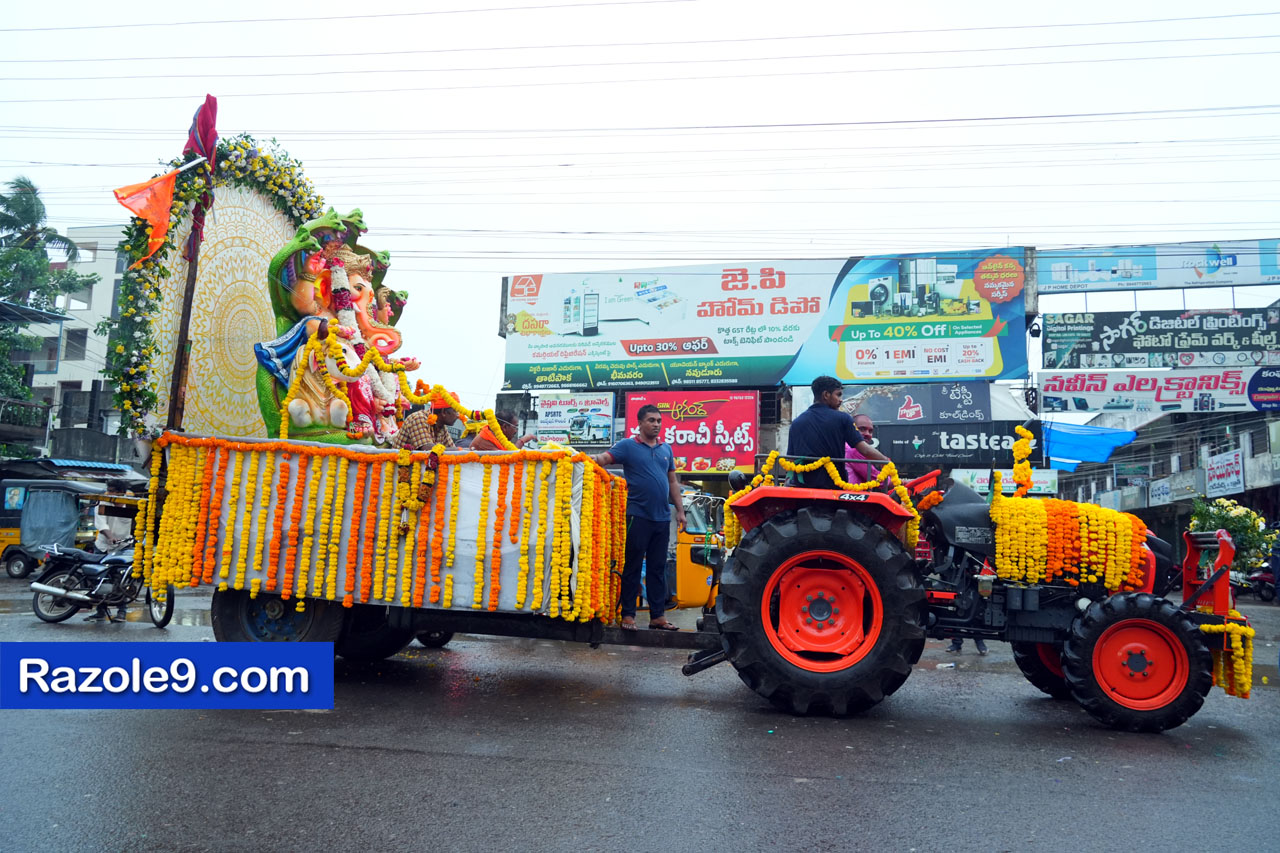 Razole Taluka Ganesh Nimajjanam